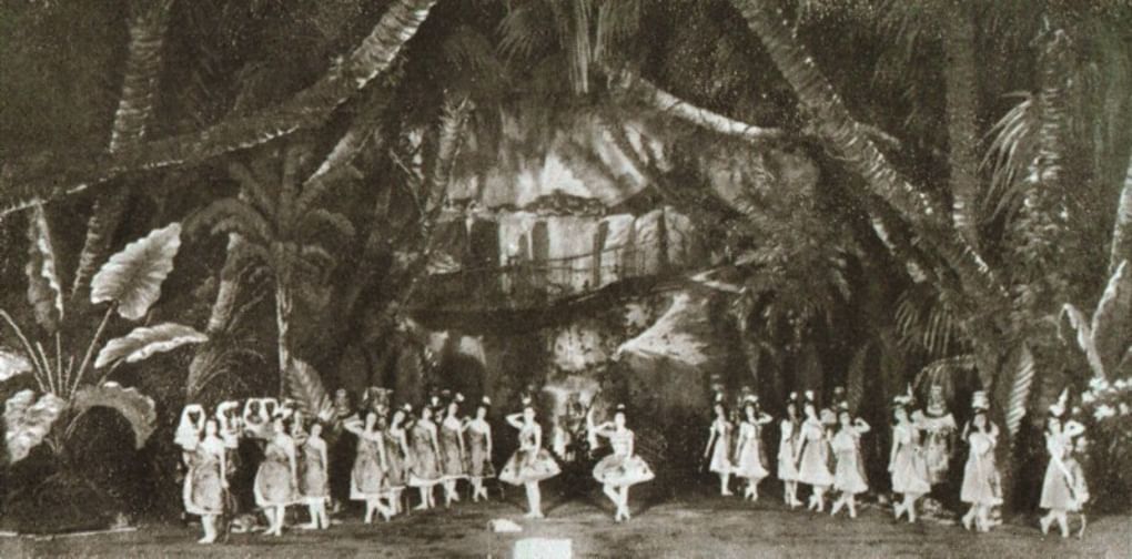 Сцена из балета «Дочь фараона». Хореограф Мариус Петипа, композитор Чезаре Пуни. 1862 год