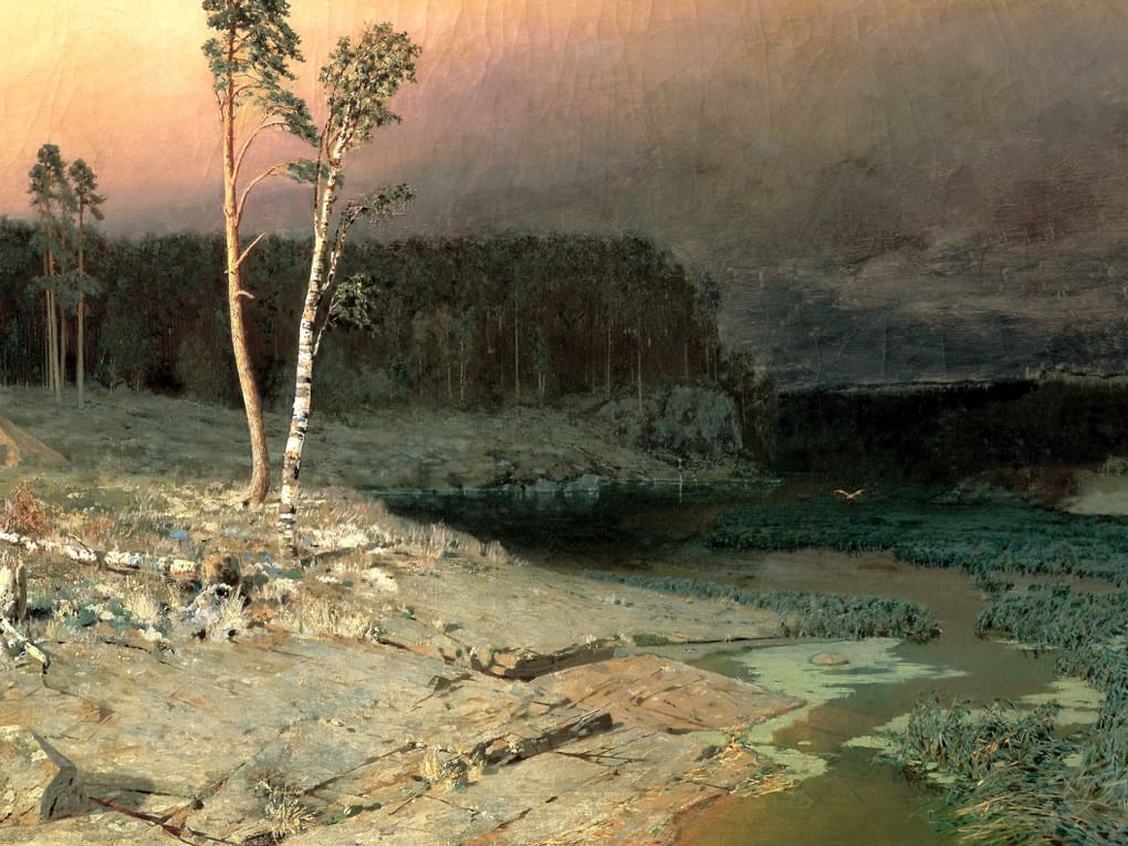 Архип Куинджи. На острове Валааме (фрагмент). 1873. Государственная Третьяковская галерея, Москва