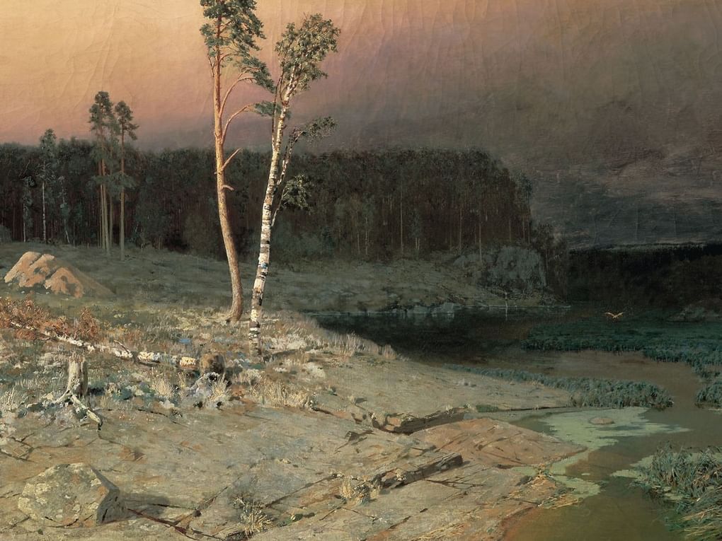 Архип Куинджи. На острове Валаам (фрагмент). 1873. Государственная Третьяковская галерея, Москва
