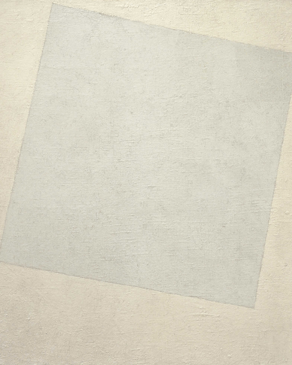 Казимир Малевич. Белое на белом (фрагмент). 1917. Музей современного искусства, Нью-Йорк, США